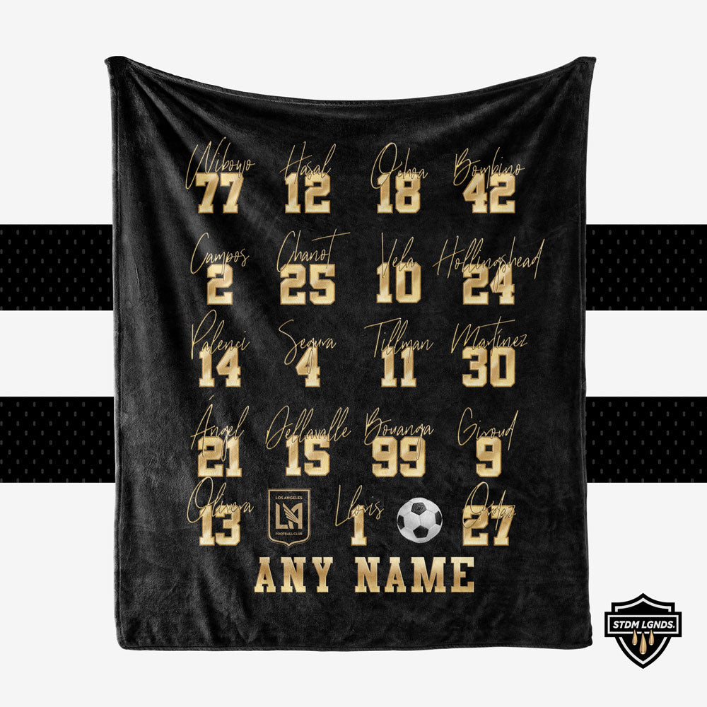LAFC SIGNATURE SERIES PERSONALIZED BLANKET