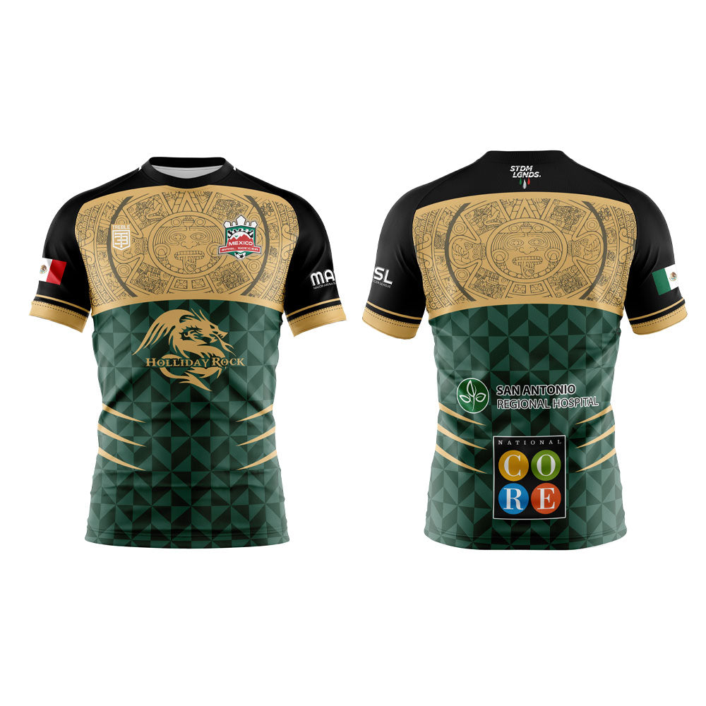 
                  
                    MEXICO MENS BLACK STRYKERS JERSEY
                  
                